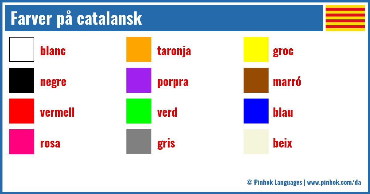 Farver på catalansk