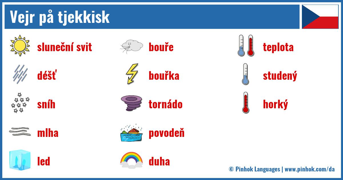 Vejr på tjekkisk