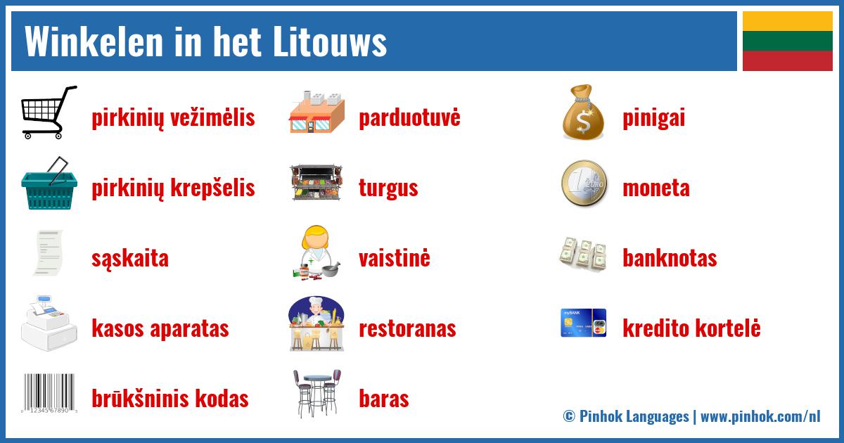 Winkelen in het Litouws