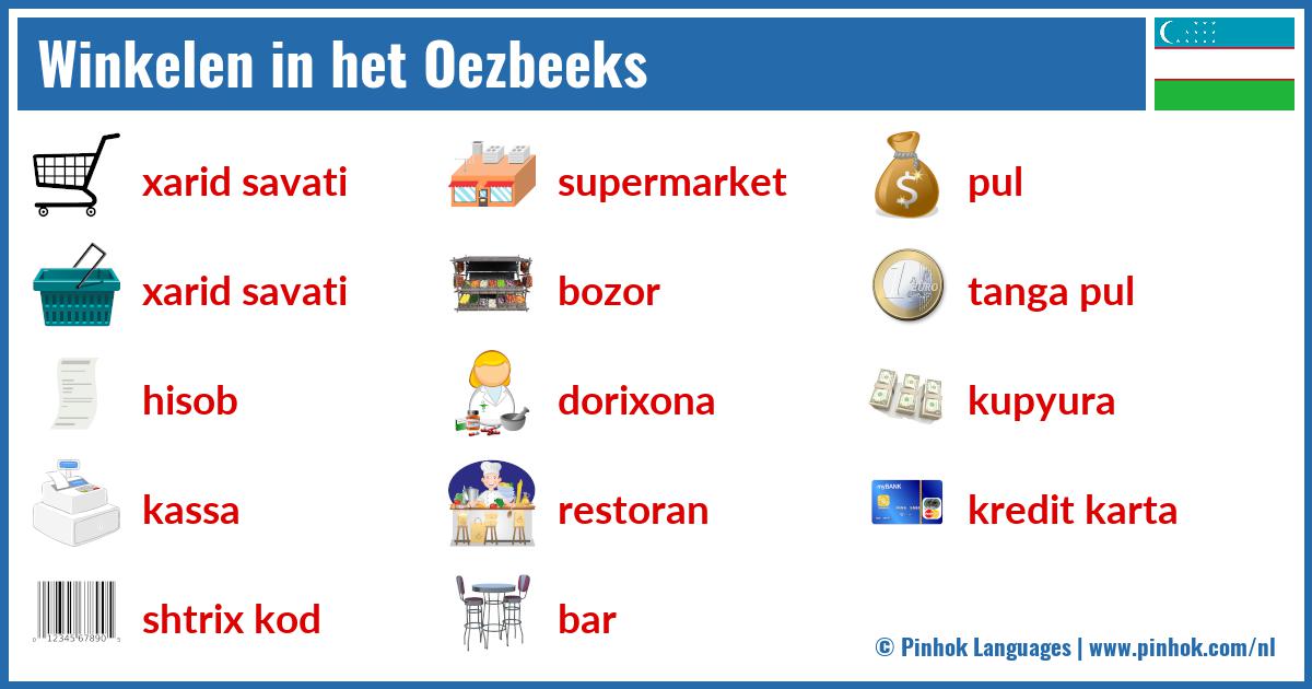 Winkelen in het Oezbeeks