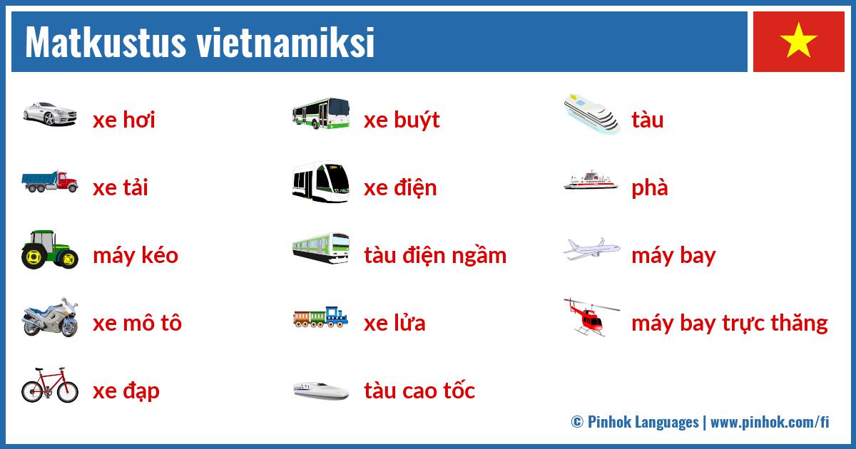 Matkustus vietnamiksi