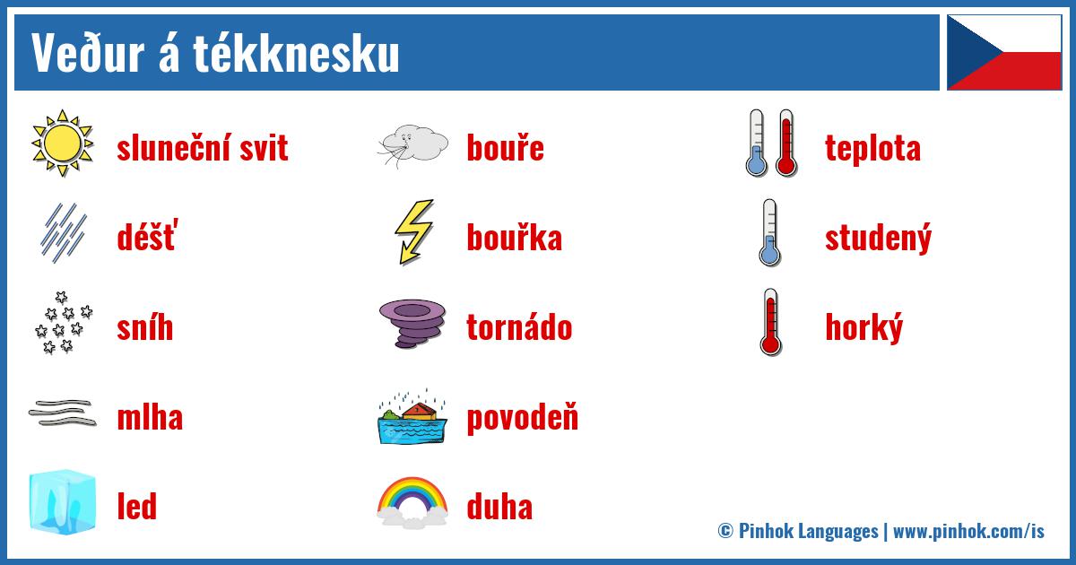 Veður á tékknesku