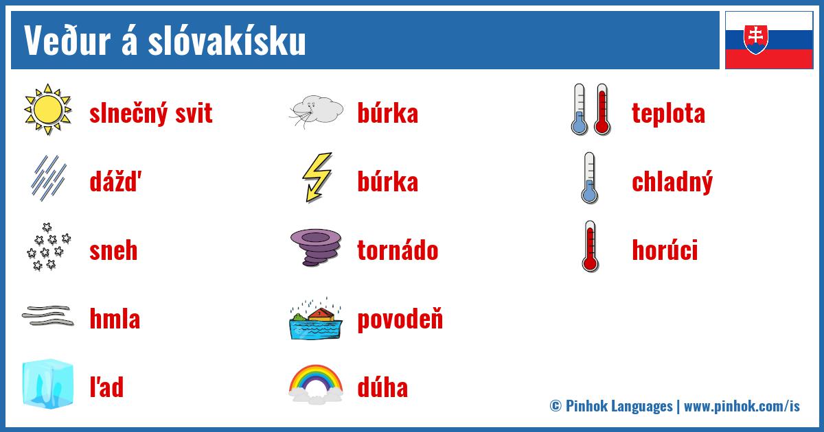 Veður á slóvakísku