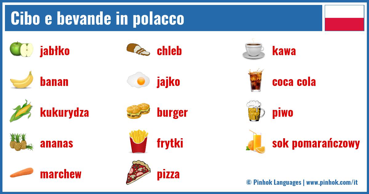 Cibo e bevande in polacco