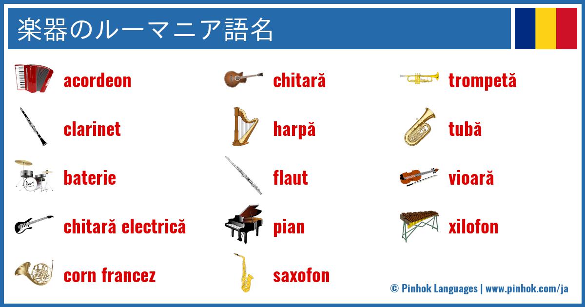 楽器のルーマニア語名