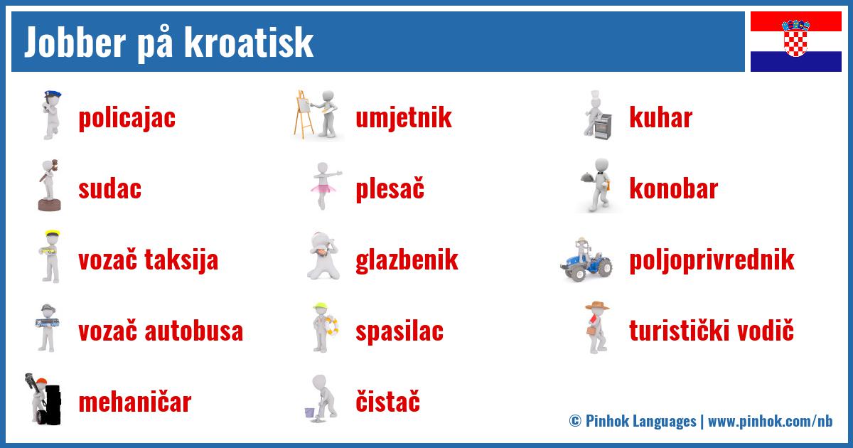 Jobber på kroatisk