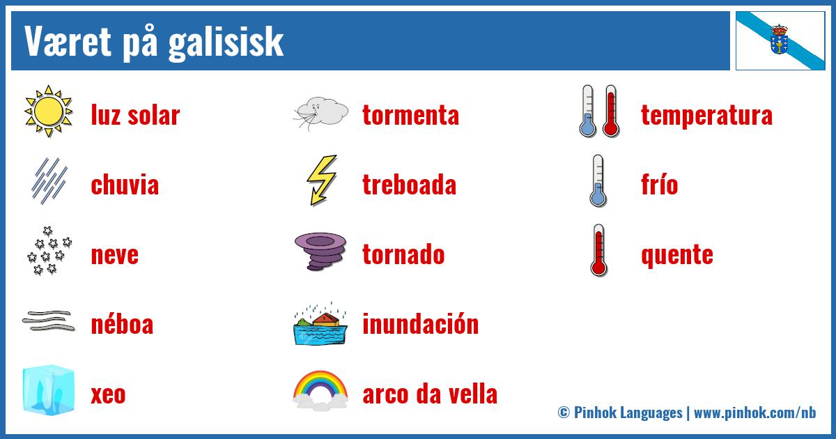 Været på galisisk