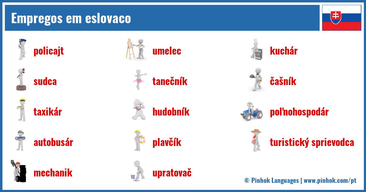 Empregos em eslovaco