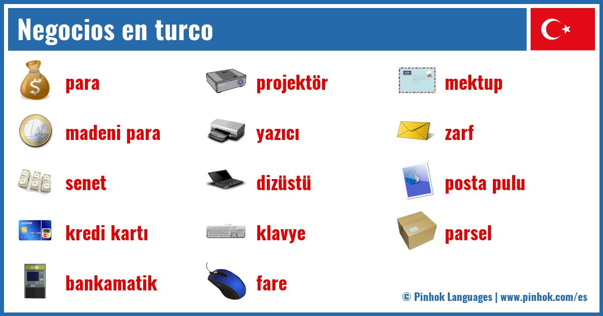 Negocios en turco