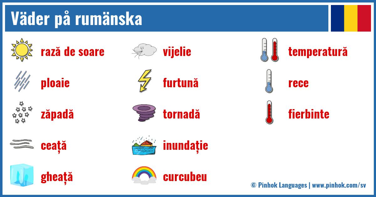 Väder på rumänska